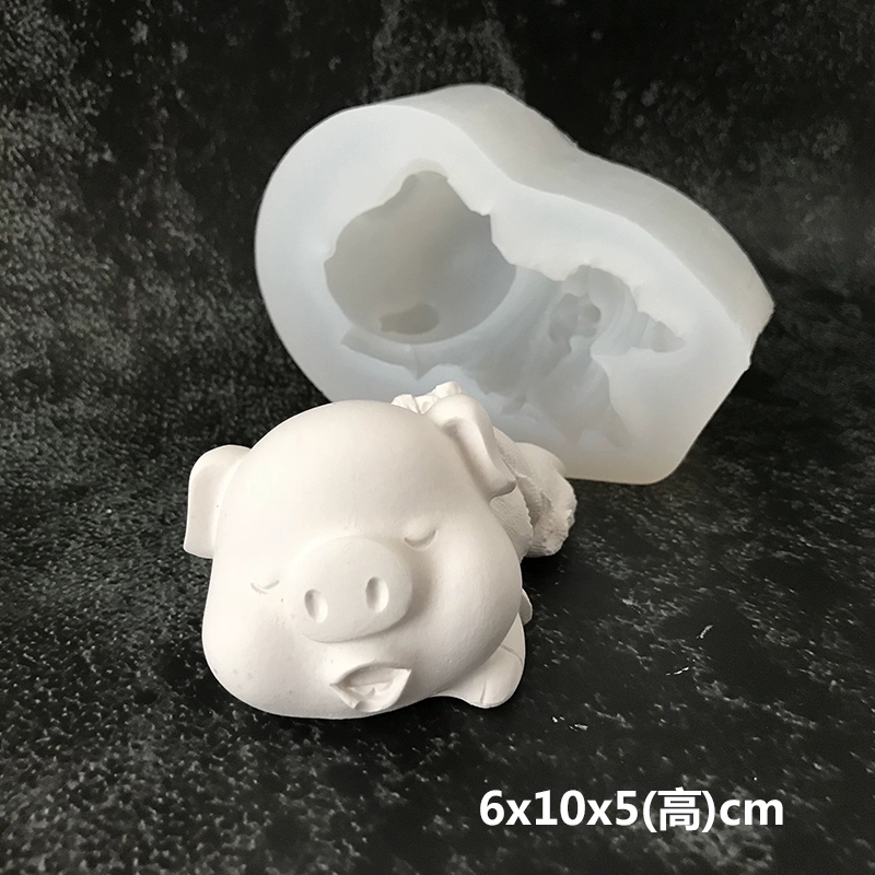 Puppy Dog Mousse Silicone Khuôn Sôcôla Sữa Pudding Kem Bánh Shar Pei Dog Baking - Tự làm khuôn nướng