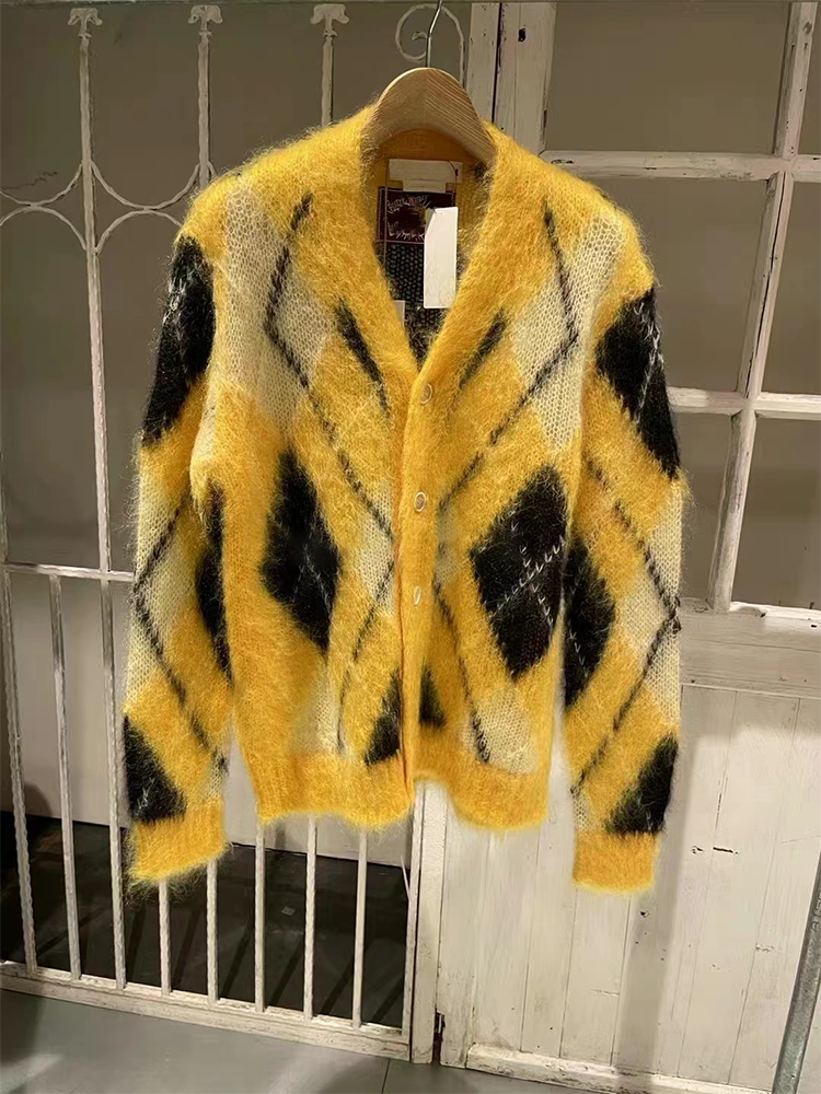 Mohair Knitted Sweater Side View