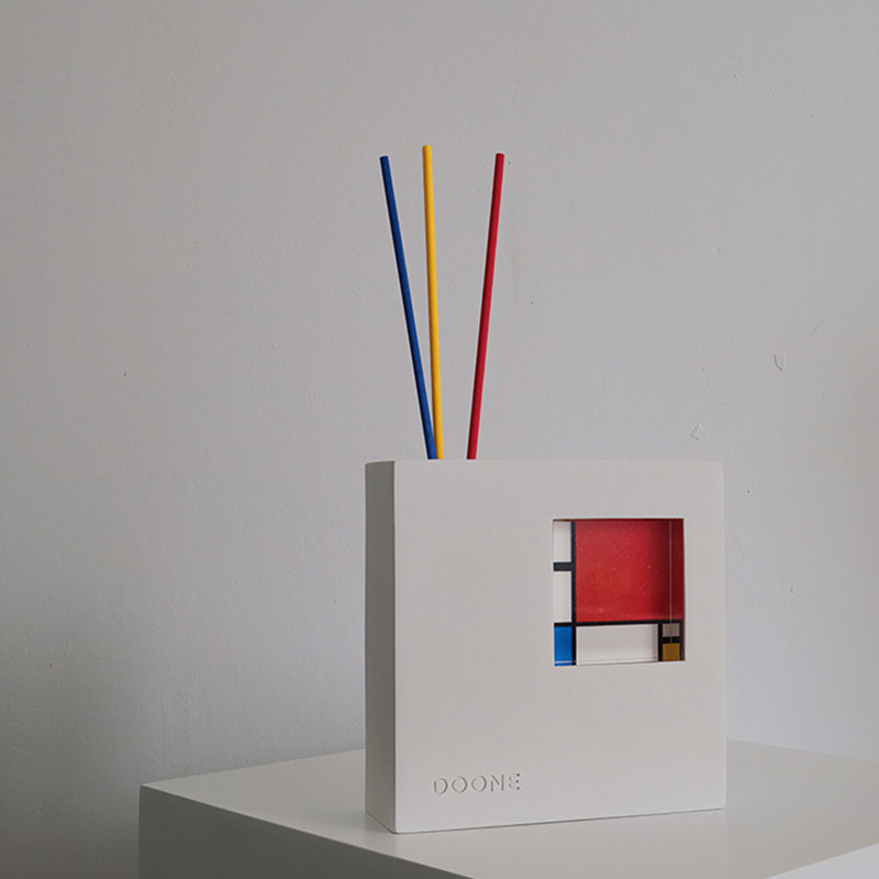 DOONE original Mondrian art Aromatherapy decoration подарочная коробка для ароматерапии с эфирным маслом, не содержащим огня, нишевый подарок высокого класса