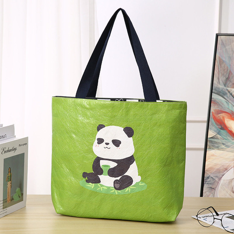 Dupont paper handbag washable with tear-resistant retro-tattooy large-capacity shopping paper bag-Taobao