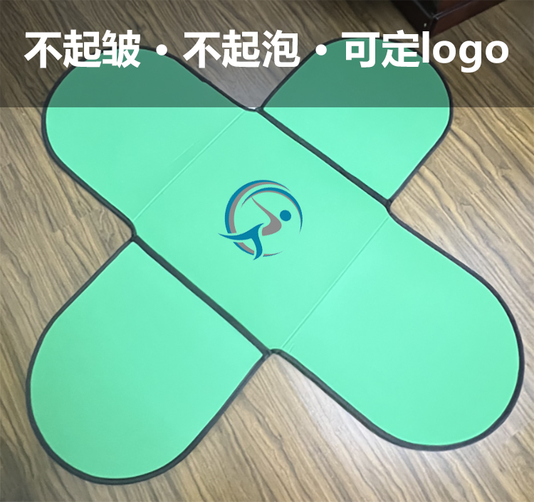 Fitness Pilates Zen soft solid wood folding stool small matzah portable bench Home Yoga Soft Petal Mat