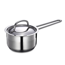 Ling Fengjia 100 304 stainless steel milk pan baby covegan pan cooking milk hot milk small mini pan 16cm steel lid thickened