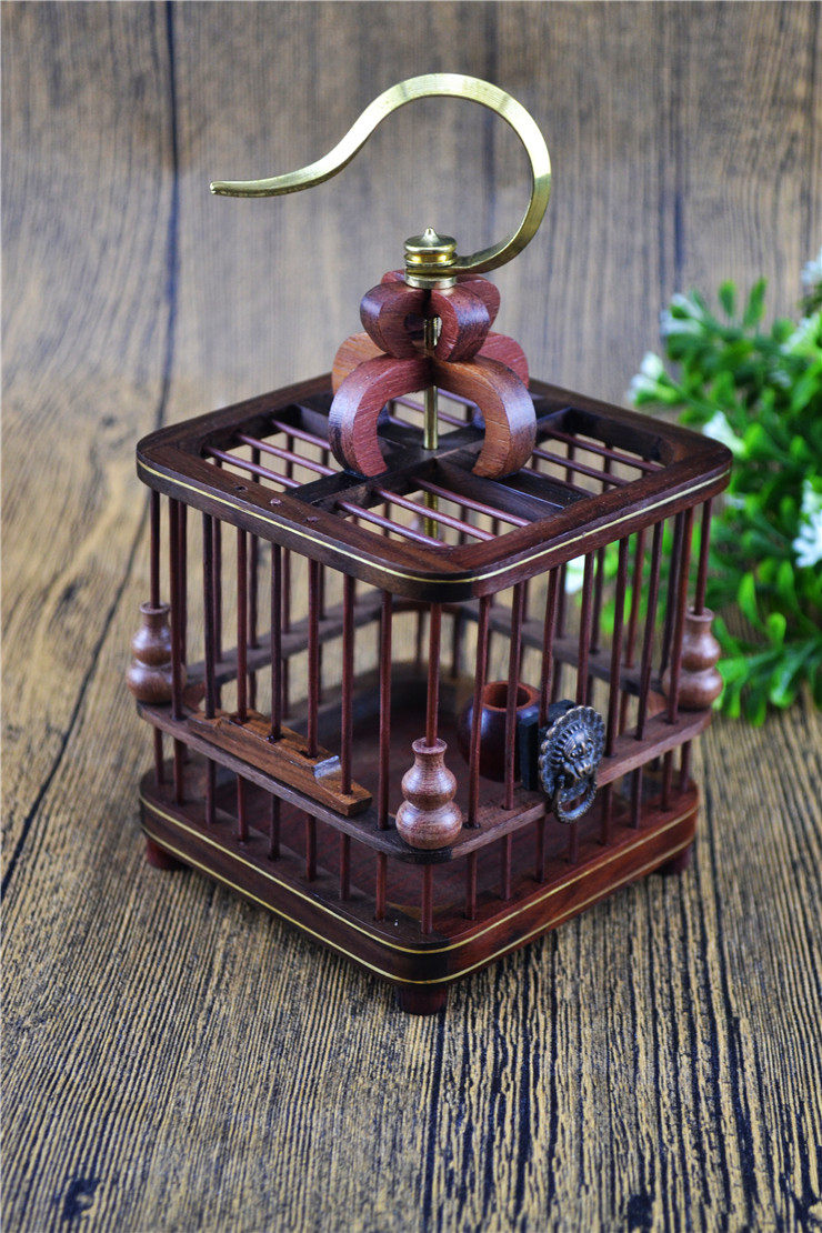 Ebony mahogany weta cage handmade reptile song insect called tank utensils Weta cage factory direct weta tools