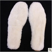 Xinjiang pure wool felt insole fur integrated warm autumn and winter men and women plus velvet padded deodorant sweat absorbent breathable