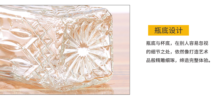 Ly rượu vang hầm rượu sáng tạo rượu whisky kính rượu thủy tinh nhà decanter rượu vang đỏ chai tách rượu bộ ly uống rượu