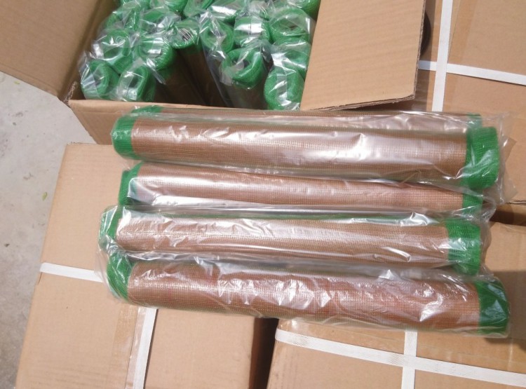 Green mesh adhesive cloth cartons cardboard version double-sided adhesive cloth case SHY printed pressure adhesive high viscose cloth version net rubberized fabric