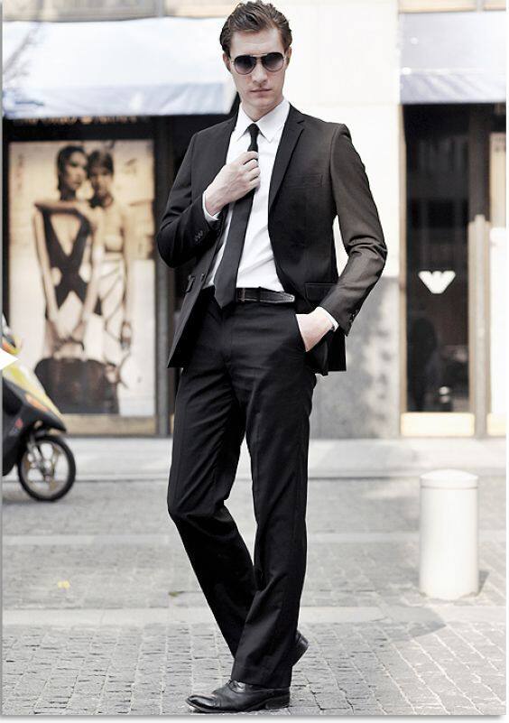 Costume homme en laine pour Quatre saisons - Ref 1562850 Image 42