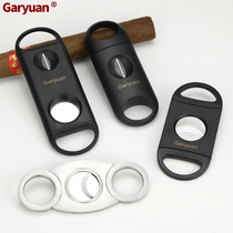  Cigar Scissors Acier inoxydable Sharp Cutting Edge Smooth Feel Portable Fancy Packaging Gift Box Incisions