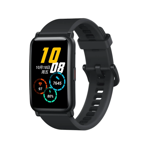 Honor Watch ES 1,64 -Придворное HD Большой экран 10 -дневные сроки батареи+браслет быстрого заряда 95 Спортивный режим Женский физиологический цикл Управление циклами Умный сердечный ритм крови кислород кислород кислород кислород.