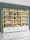 Cosmetics display cabinet simple modern container health products display rack beauty salon skin care barber shop product showcase