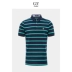 GYgoldlion / GY quần áo polo nam ngắn tay thủy triều cotton mới sọc áo thun áo polo sói Polo
