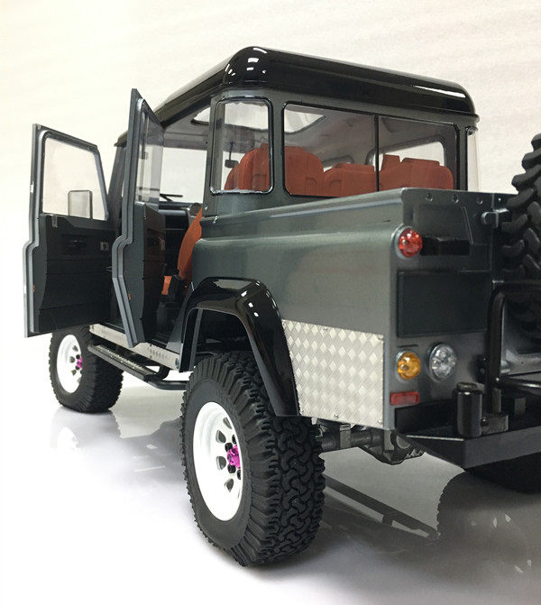 Climbing car SCX10 D110 D130 car shell stainless steel four-claw pattern