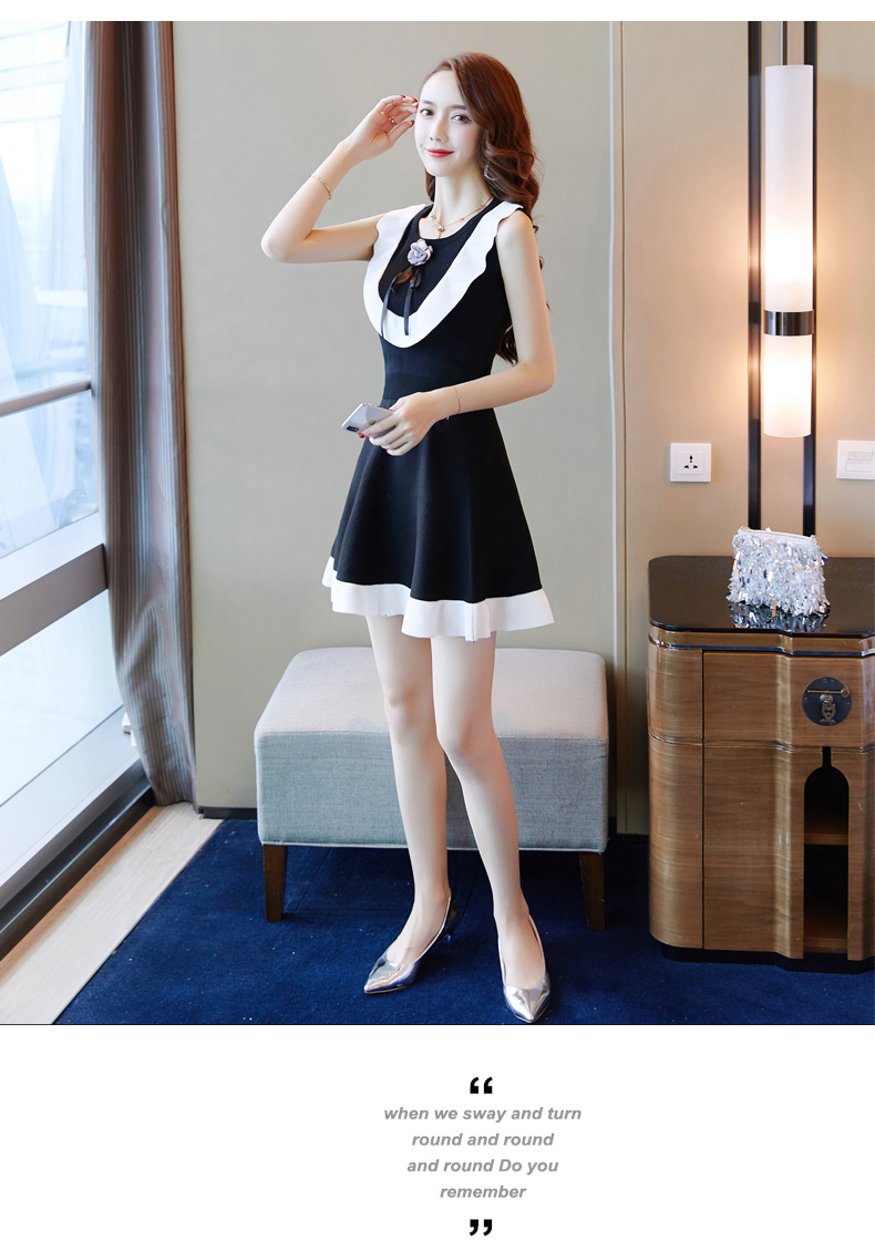 2019 phổ biến phụ nữ mới phù hợp với máy tim váy gợi cảm nhỏ tươi và rất cổ tích Pháp váy mùa xuân - Váy eo cao đầm nhún eo