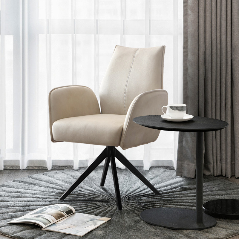 Dengjun light luxury computer chair home comfortable sedentary study desk chair simple rotating technology cloth office chair