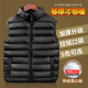 Casual Men's Cotton Vest Winter Warm Thickening Large Size Young and Middle-aged Vest Male Dad Coat Down Cotton