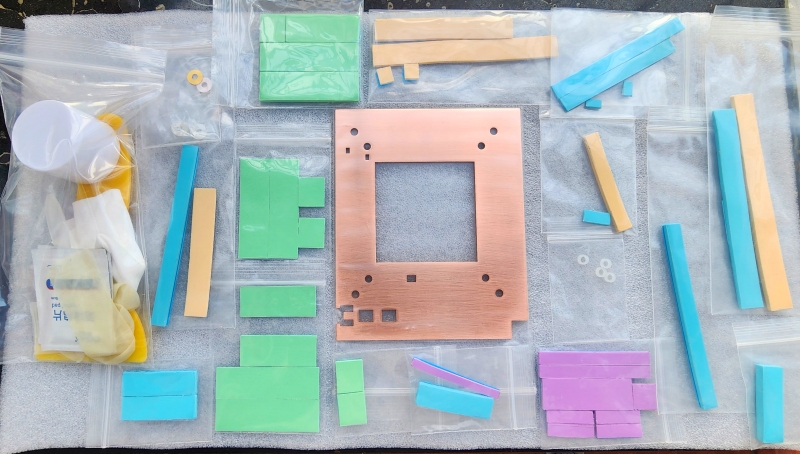Asus Tuf Rtx3080 Modified Cooling Artifact with Pure Copper Plate for Video Memory, Thermal Conductive Silicone Pad and Silicone Grease Asus Tuf Rtx3080 Modified Cooling Artifact with Pure Copper Plate for Video Memory, Thermal Conductive Silicone Pad and Silicone Grease