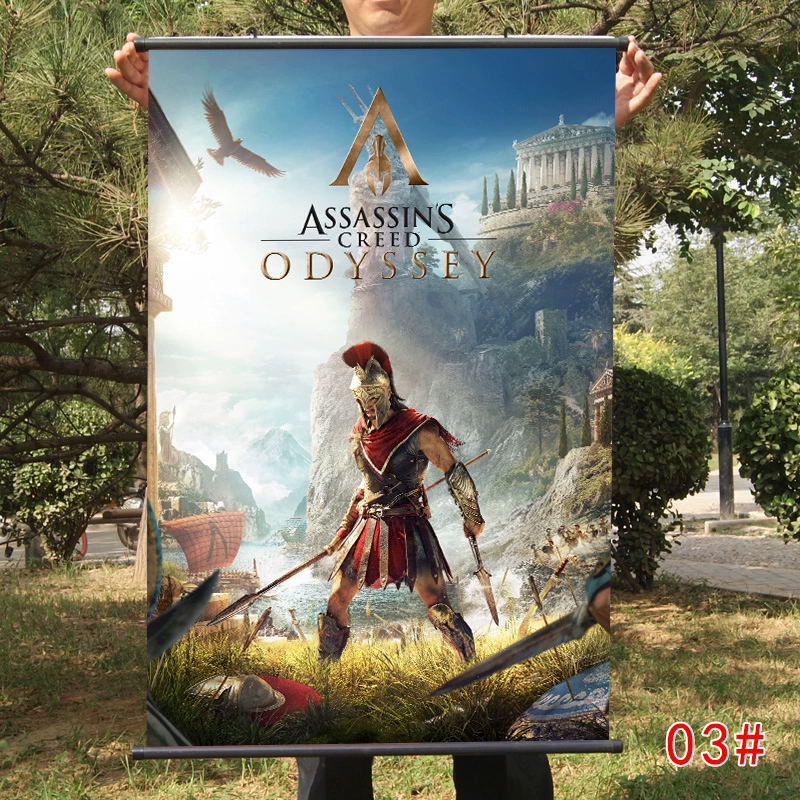 Áp phích Assassin Creed Odyssey treo Assassin Creed xung quanh bộ sưu tập áp phích trò chơi với những bức tranh trang trí đóng khung - Game Nhân vật liên quan