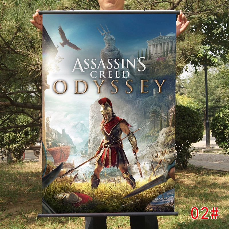 Áp phích Assassin Creed Odyssey treo Assassin Creed xung quanh bộ sưu tập áp phích trò chơi với những bức tranh trang trí đóng khung - Game Nhân vật liên quan