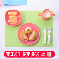 Baby silicone Silicone Dining Mat Children 1st Grade Table Mat Elementary School Kids Table Mat Cloth Anti-Burn Bowl Mat Home Insulation Mat