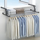 Japan AISEN balcony stainless steel clothes drying rack window folding storage rack dormitory shoe drying rack drying artifact