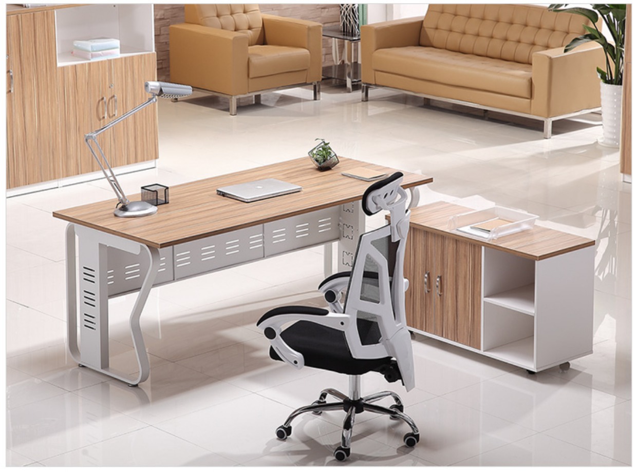 Bàn ghế văn phòng ông chủ đơn giản hiện đại bàn giám sát giám sát bàn quản lý kết hợp bàn ông chủ bàn đơn