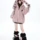 Little Rabbit Sweet Girl thickened warm lambswool jacket