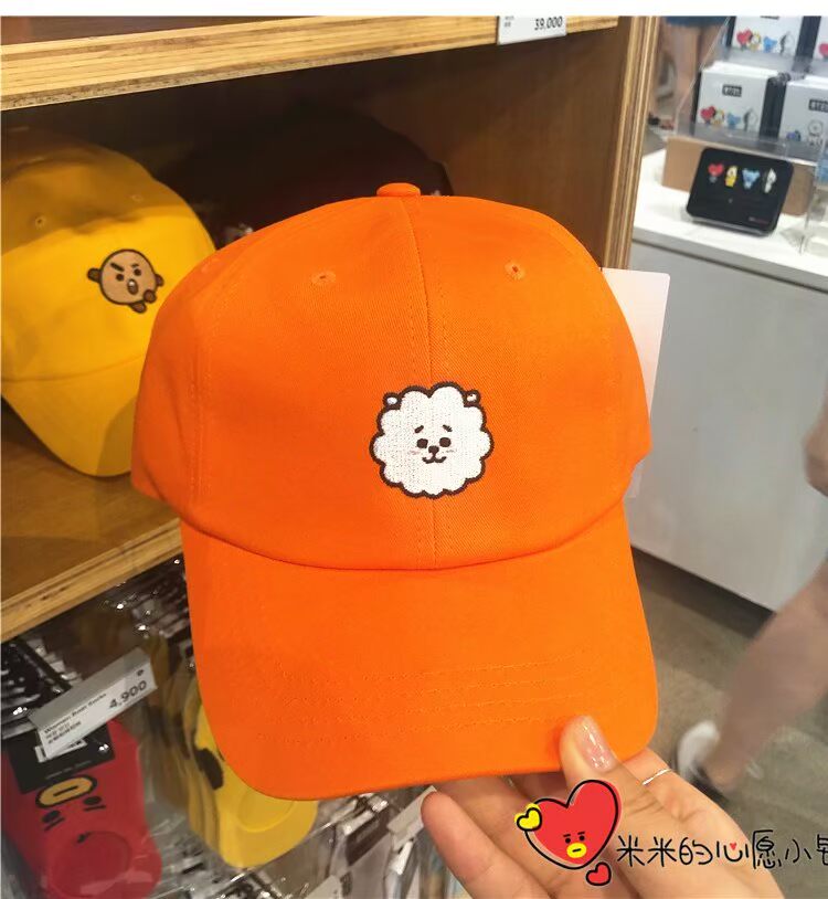 Hàn Quốc mua BTS thanh niên chống đạn BT21 bóng chày mũ giản dị mũ visor cặp mũ có thể điều chỉnh - Bóng chày 	mua mũ bóng chày ở đâu