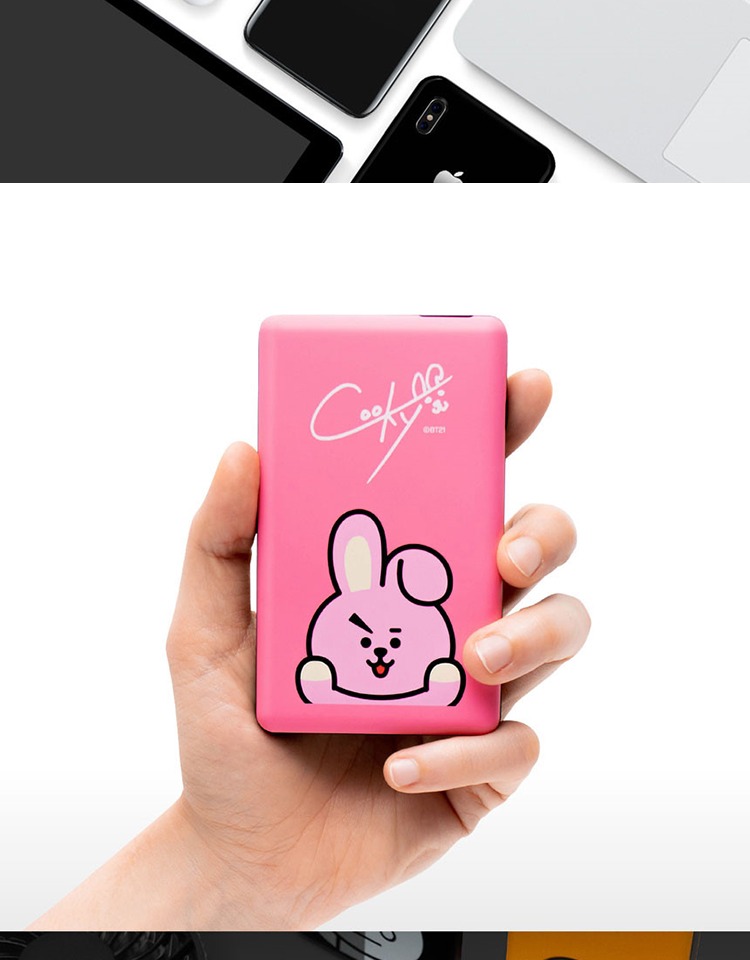 Hàn Quốc BTS Bangtan Boys BT21 5000 mA điện thoại di động sạc dòng dữ liệu với Po 10000mAh - Ngân hàng điện thoại di động sạc dự phòng oppo