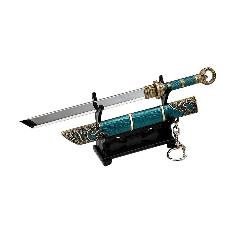 剑来武器模型宁姚金错刀压裙刀18CM阿良竹刀工艺品玩具模型_游戏_淘宝游戏网