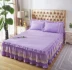 2019 mới mùa hè tấm lá giường ren bedspread váy sen ren một mảnh trượt Simmons nhóm tay áo bảo vệ - Váy Petti váy giường đẹp	 Váy Petti