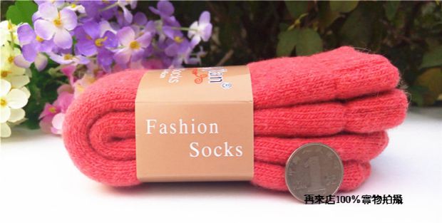 Dày dày mùa đông phụ nữ dày vớ vớ vớ siêu dày terry cashmere vớ rắn màu khăn vớ vớ cotton ấm tất vớ nam nữ đẹp