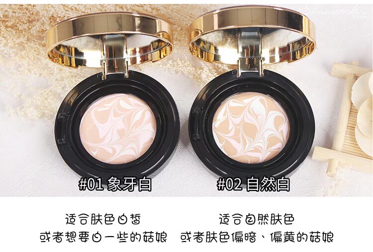 Kem nước Thái Lan chính hãng TREECHADA air cushion bb gouache nữ làm sáng da sáng dưỡng ẩm che khuyết điểm kem nền kem nền bb the face shop