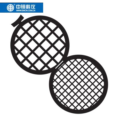 Middle mirror scientific instrument Double square hole copper mesh Copper double network (without carbon film)Transmission electron microscope TEM