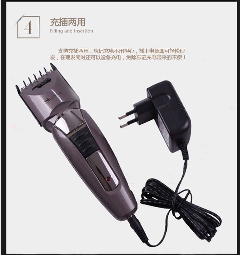 Women's and men's shop Xuke 291 waterproof electric haircut scissors adult children general hairdresser electric hair clippers titanium alloy cutter head