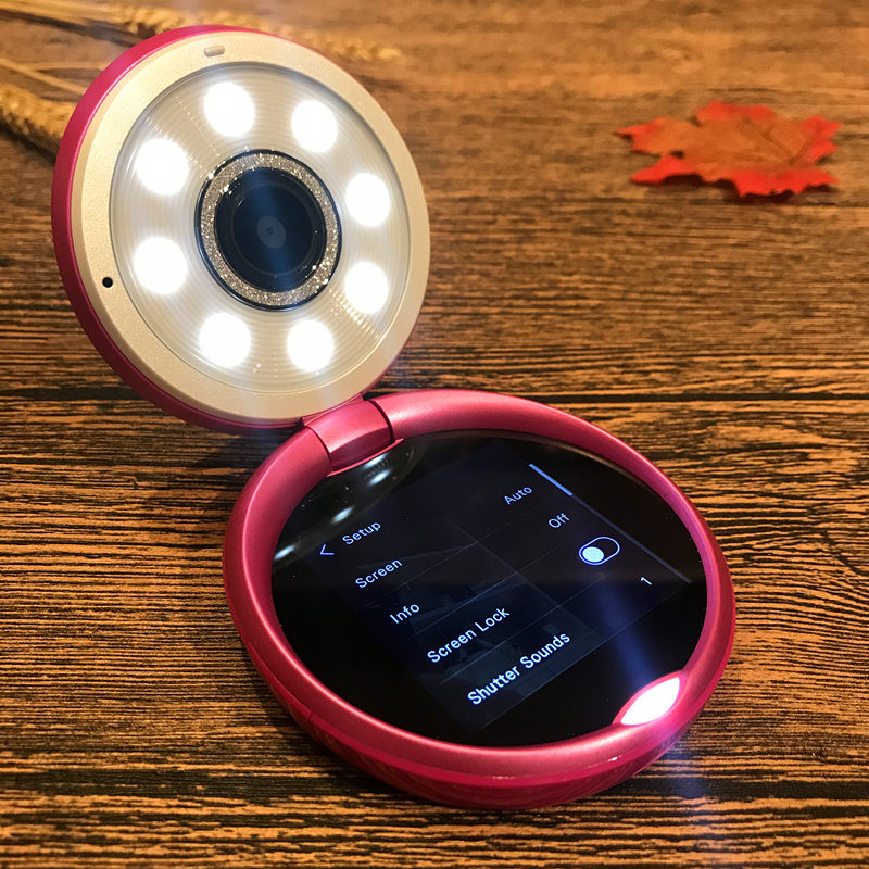 可发海外Casio/卡西欧TR-M11M10mini迷你粉饼自拍神器750美顏相机