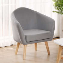 Single Sofa Chair Small Family Type Balcony Casual Chair Bedroom Small Sofa Net Red room leaning back chair Lazy Couch