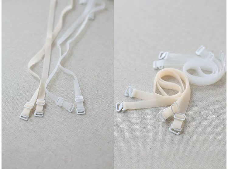 Silicone không trơn trượt dây đeo vai vô hình Vật liệu thân thiện với môi trường không thay đổi màu sắc chống dính da cao cấp dây đai đồ lót day ao lot