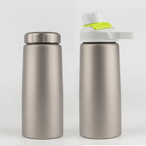 MySolo B6 pure titanium single-layer water Cup titanium kettle titanium Cup car Water Bottle 700 ml cup lid multi-purpose