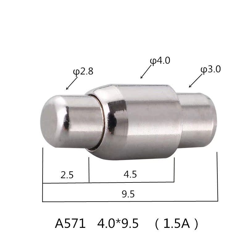 A571 manufacturer customizes high quality pogopin probe spring elongation roof needle Copper needle conductive needle