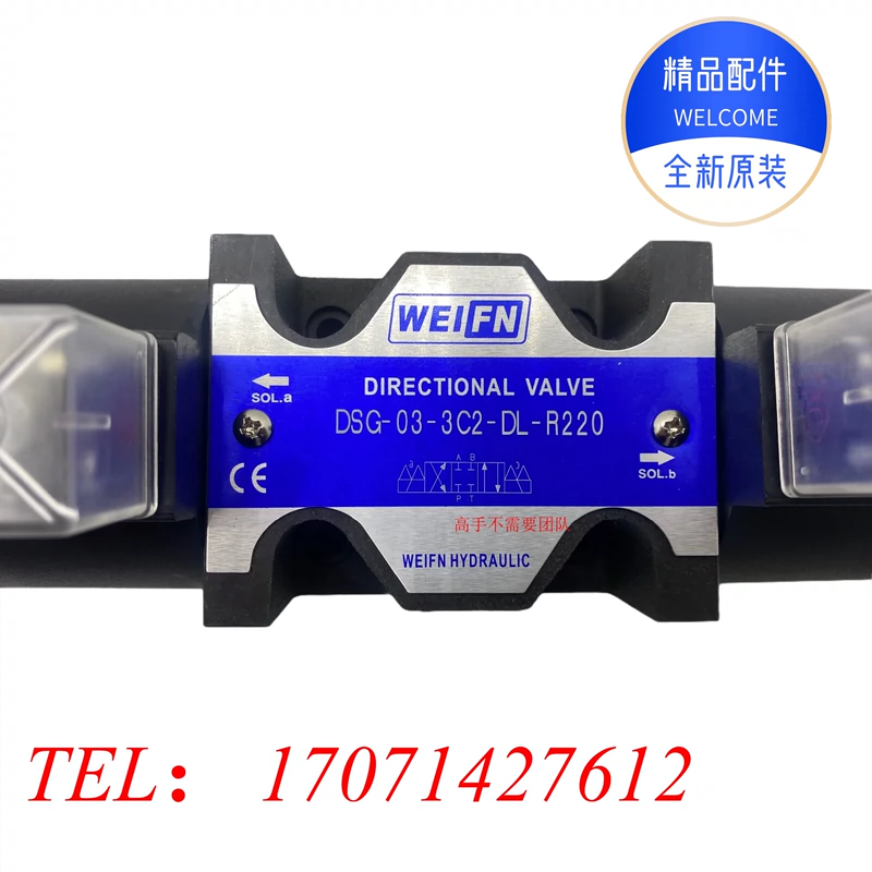 Van đảo chiều điện từ thủy lực DSG-02-3C2-DL-D24 03-2B2 2B3B 3C3 3C4 3C6 A220