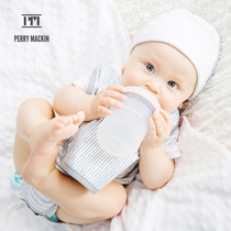 US imported perry mackin baby silicone bottle 260ml * 2 only can be equipped with straw anti-drop 6-36