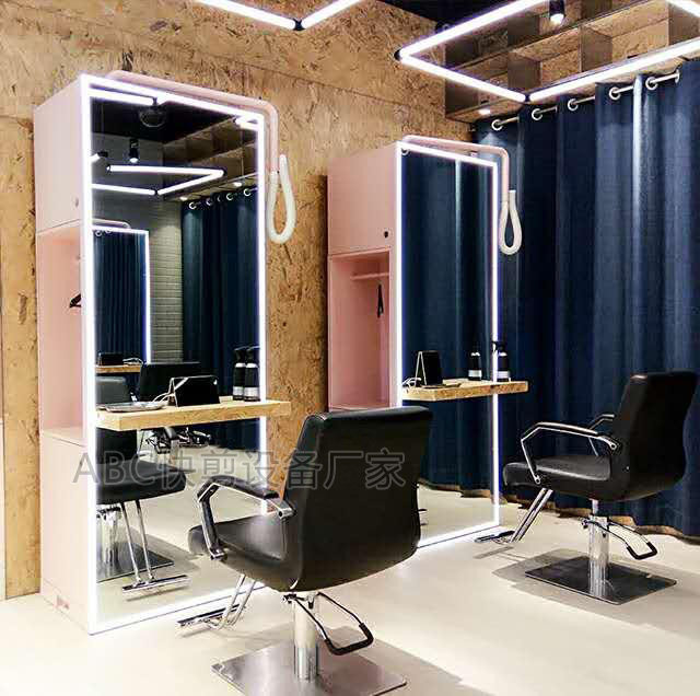 Quick cut equipment cabinet barber cabinet hair mirror table cut hair cabinet system cabinet manufacturer new taiwan fast cut cabinet