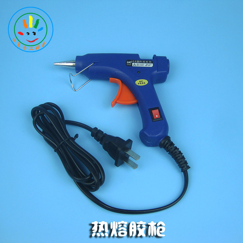 DIY crafting tool 20W glue gun small hot melt glue gun mini type with switch hot melt gun bonding with small glue stick