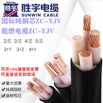 Guangdong Shengyu Cable National Standard Copper Core YJV YJV22 Cable Line 4 5 Core 3 1 Core 4 1 Core Three Phase Four Wire