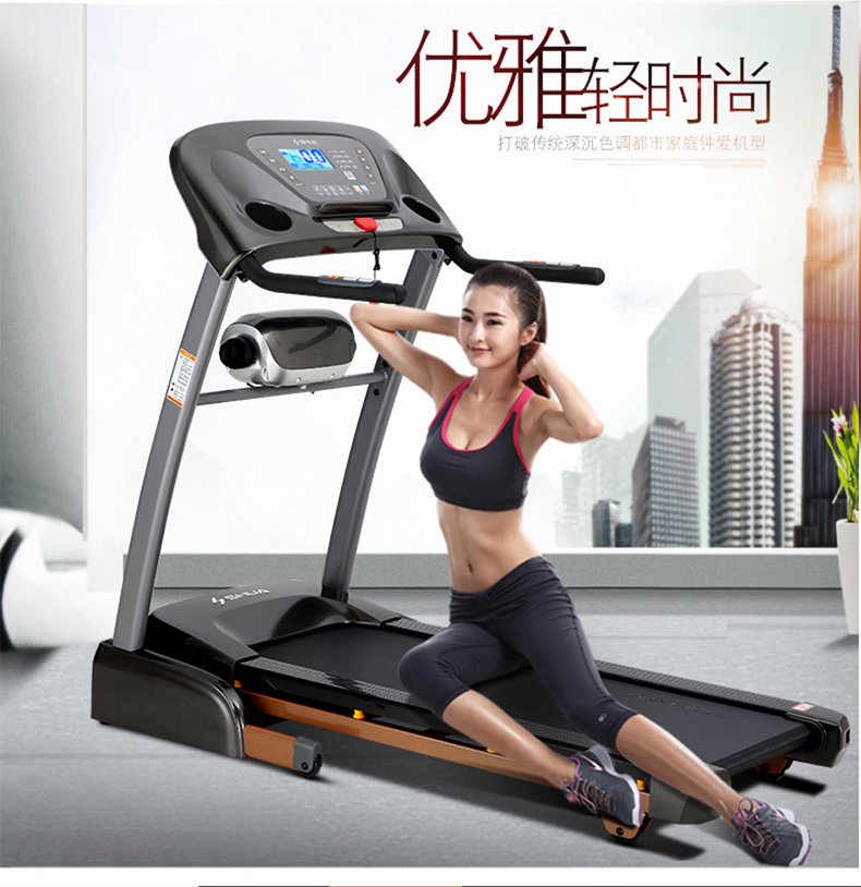 Máy chạy bộ Shuhua mô hình nhà đa năng im lặng gấp điện thiết bị thể thao nhỏ Robert 5113 - Máy chạy bộ / thiết bị tập luyện lớn máy chạy bộ elip bolt