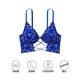 ຫຼຸດສູງສຸດ 50% ຂອງ Victoria's Secret floral lace hollow cross-lace sexy ultra-thin underwear women's shapewear fishbone bra