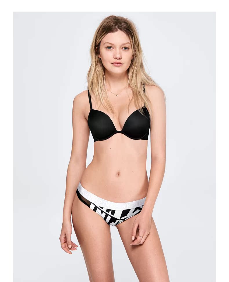 [3 miếng 108] Wei Mi PINK Logo vành đai lưới thong gợi cảm 11131049-S quan lot nu dang dui