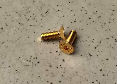 Taiwanese high-strength gold-plated M4 sunken head hexagon socket screws various specifications