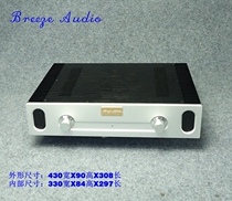Double knob version two sides heat dissipation power amplifier case full aluminum case BZ4309