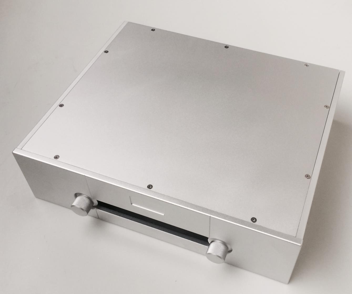 BRZHiFi 4312 Gawain-White Gawain Front all-aluminum main case(430 wide 120 high 360 deep)